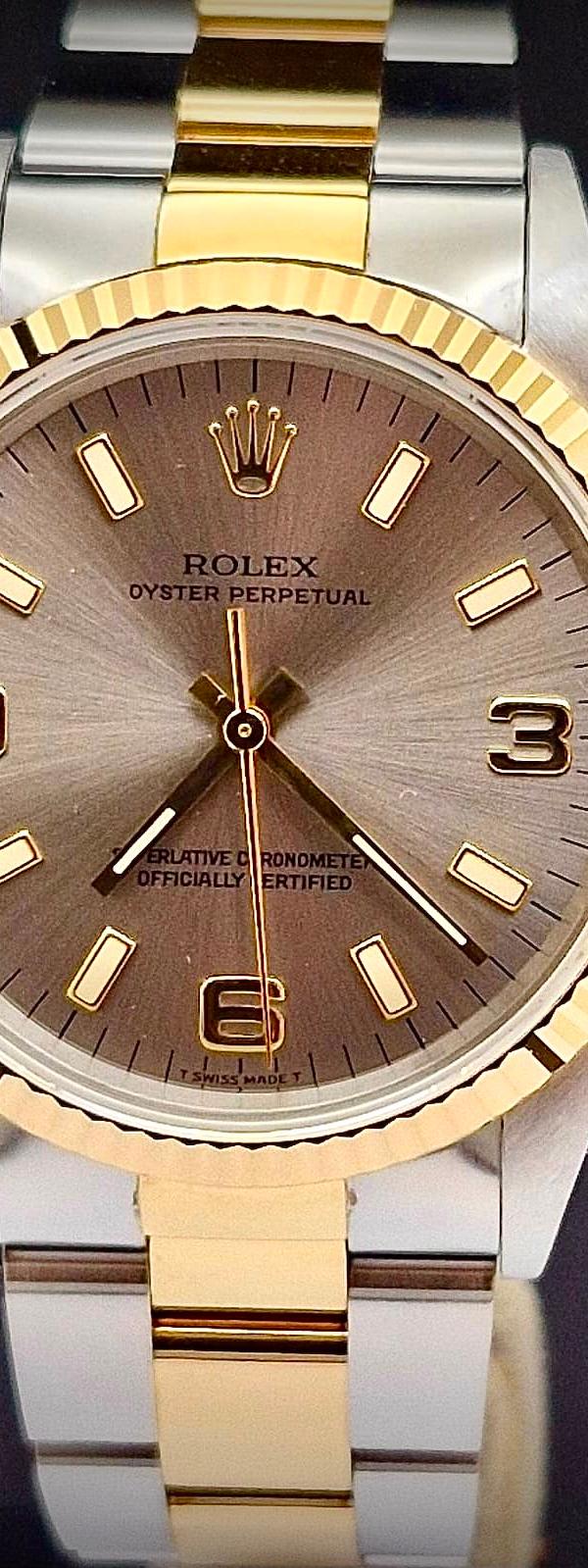 Rolex OYSTER PERPETUAL GOLD & STEEL 34