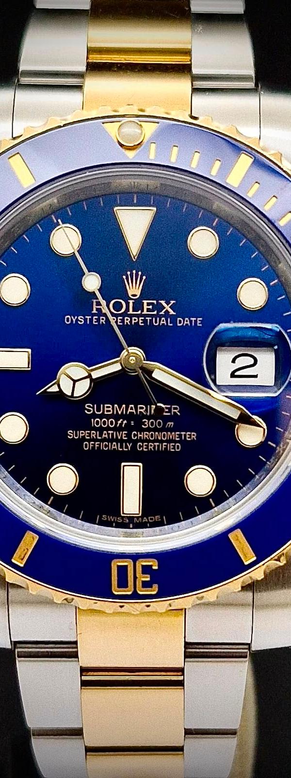 Rolex SUBMARINER DATE GOLD & STEEL